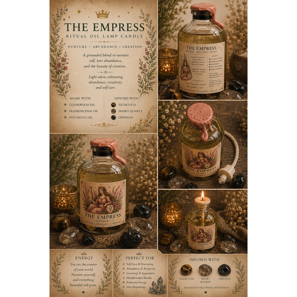 The Empress Tarot Oil Candle